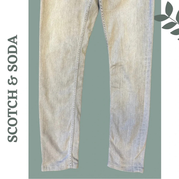 Scotch & Soda Women’s Light Grey Skinny Jean Premium Stretch Size 29 - Picture 6 of 7